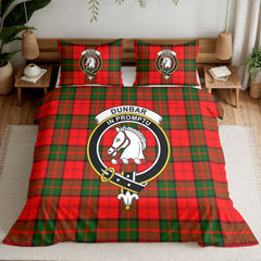 Dunbar Modern Tartan Crest Bedding Set