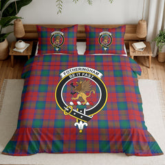 Fotheringham Tartan Crest Bedding Set