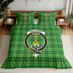 Galloway District Tartan Crest Bedding Set
