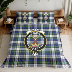 Gordon Dress Modern Tartan Crest Bedding Set