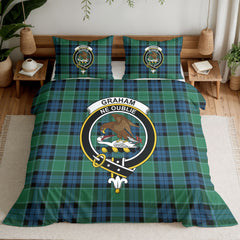 Graham of Menteith Ancient Tartan Crest Bedding Set