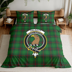 Halkett Tartan Crest Bedding Set