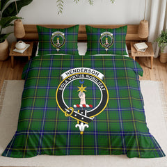 Henderson Modern Tartan Crest Bedding Set