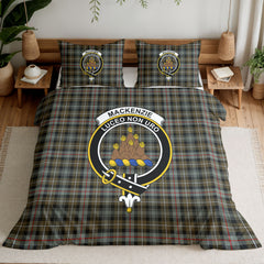 MacKenzie Weathered Tartan Crest Bedding Set