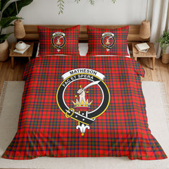 Matheson Modern Tartan Crest Bedding Set