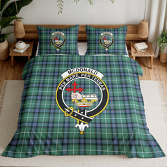 McDonald of the Isles Hunting Ancient Tartan Crest Bedding Set
