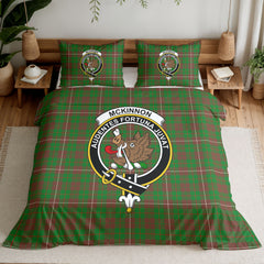 McKinnon Hunting Modern Tartan Crest Bedding Set