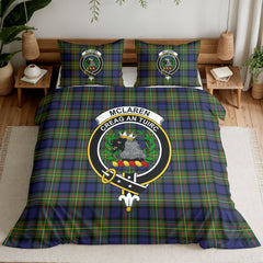 McLaren Modern Tartan Crest Bedding Set