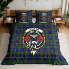 McLeod of Harris Modern Tartan Crest Bedding Set