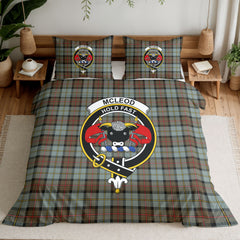 McLeod of Harris Weathered Tartan Crest Bedding Set