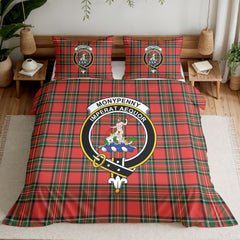 Monypenny Tartan Crest Bedding Set