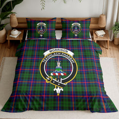 Morrison Modern Tartan Crest Bedding Set