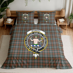 Murray of Atholl Weathered Tartan Crest Bedding Set