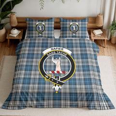Napier Modern Tartan Crest Bedding Set