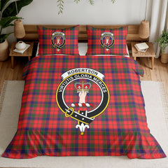 Robertson Modern Tartan Crest Bedding Set