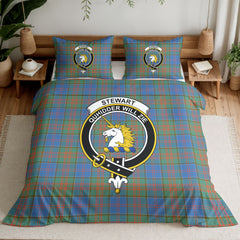 Stewart of Appin Hunting Ancient Tartan Crest Bedding Set