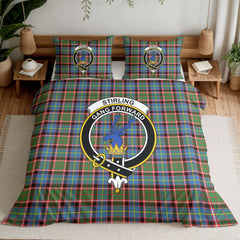 Stirling (of Cadder-Present Chief) Tartan Crest Bedding Set