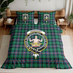 Urquhart Broad Red Ancient Tartan Crest Bedding Set