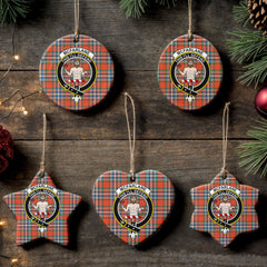 McFarlane Ancient Tartan Crest Christmas Ceramic Ornament