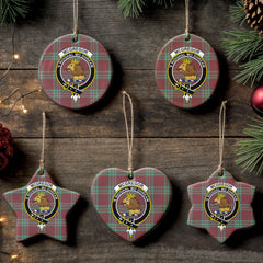McGregor Hunting Ancient Tartan Crest Christmas Ceramic Ornament