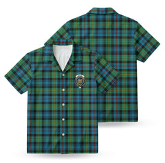 Baillie Ancient Tartan Crest Hawaiian Shirt