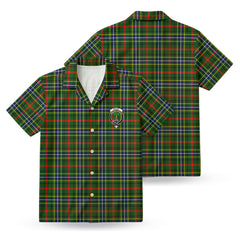 Bisset Tartan Crest Hawaiian Shirt
