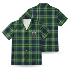Blackadder Tartan Crest Hawaiian Shirt