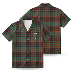 Buchan Ancient Tartan Crest Hawaiian Shirt