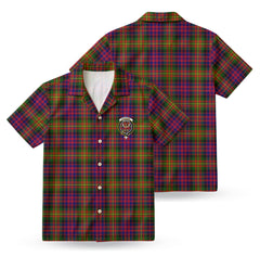 Carnegie Modern Tartan Crest Hawaiian Shirt