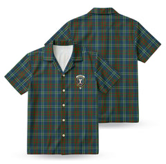 Cathcart Tartan Crest Hawaiian Shirt