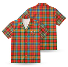 Chattan Tartan Crest Hawaiian Shirt