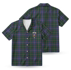 Cooper Tartan Crest Hawaiian Shirt