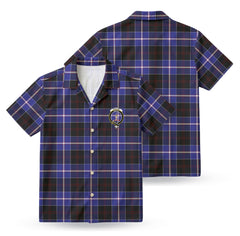 Dunlop Modern Tartan Crest Hawaiian Shirt