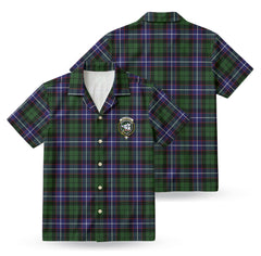 Galbraith Modern Tartan Crest Hawaiian Shirt