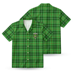 Galloway District Tartan Crest Hawaiian Shirt