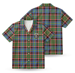 Glass Tartan Crest Hawaiian Shirt