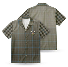 Haig Check Tartan Crest Hawaiian Shirt
