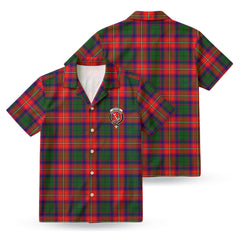Hopkirk Tartan Crest Hawaiian Shirt