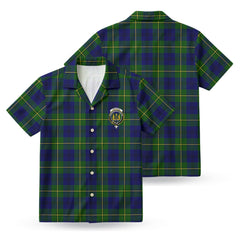 Johnston Modern Tartan Crest Hawaiian Shirt
