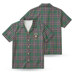 MacFarlane Hunting Ancient Tartan Crest Hawaiian Shirt