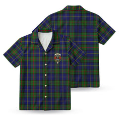 MacLeod of Harris Modern Tartan Crest Hawaiian Shirt