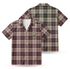 MacPherson Hunting Ancient Tartan Crest Hawaiian Shirt
