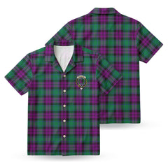 McArthur - Milton Tartan Crest Hawaiian Shirt