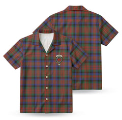 McDuff Hunting Modern Tartan Crest Hawaiian Shirt