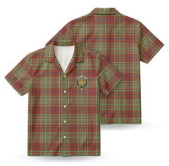 McGillivray Hunting Ancient Tartan Crest Hawaiian Shirt