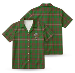 McKinnon Hunting Modern Tartan Crest Hawaiian Shirt