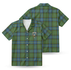 McMillan Hunting Ancient Tartan Crest Hawaiian Shirt