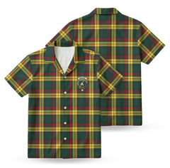 McMillan Old Modern Tartan Crest Hawaiian Shirt