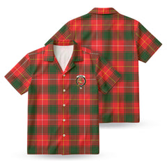 McPhee Tartan Crest Hawaiian Shirt
