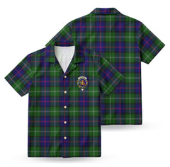 McThomas Modern Tartan Crest Hawaiian Shirt
